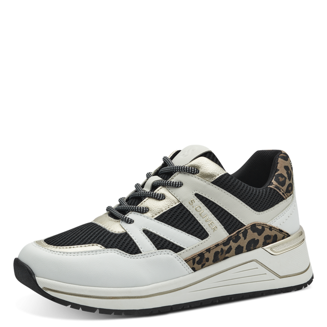 S.Oliver 5-23626-44 white/black trainer