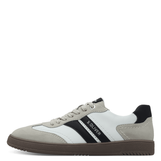S.Oliver white/comb trainer 5-23652-44