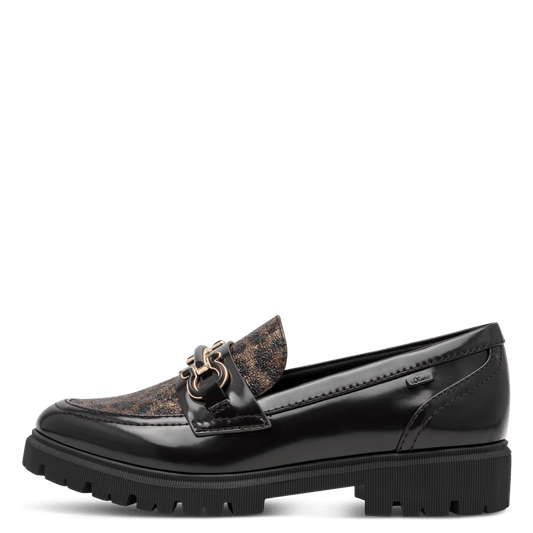 S.oliver brown leopard loafer 5-24729-45