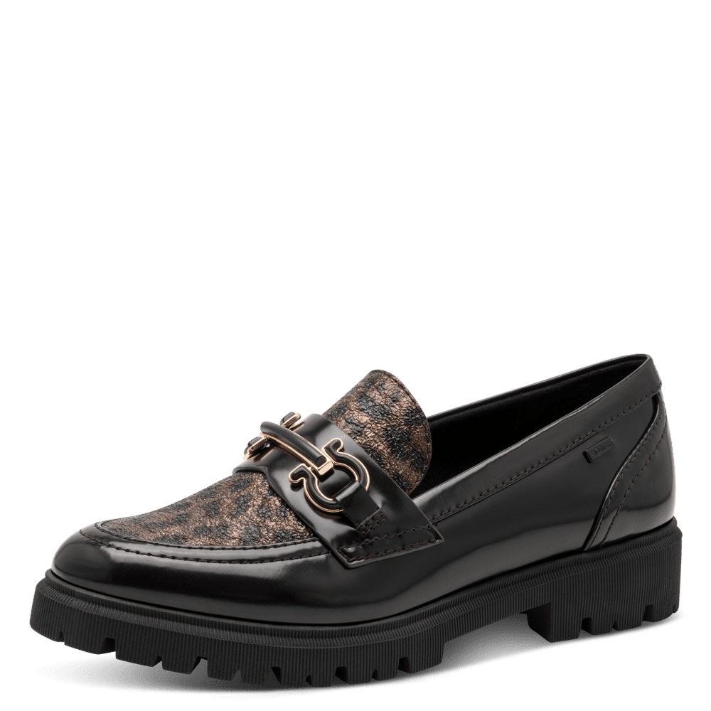 S.oliver brown leopard loafer 5-24729-45