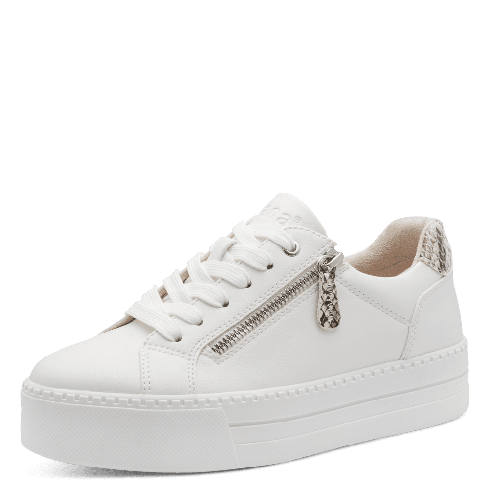 Jana 8-23767-43 white trainer