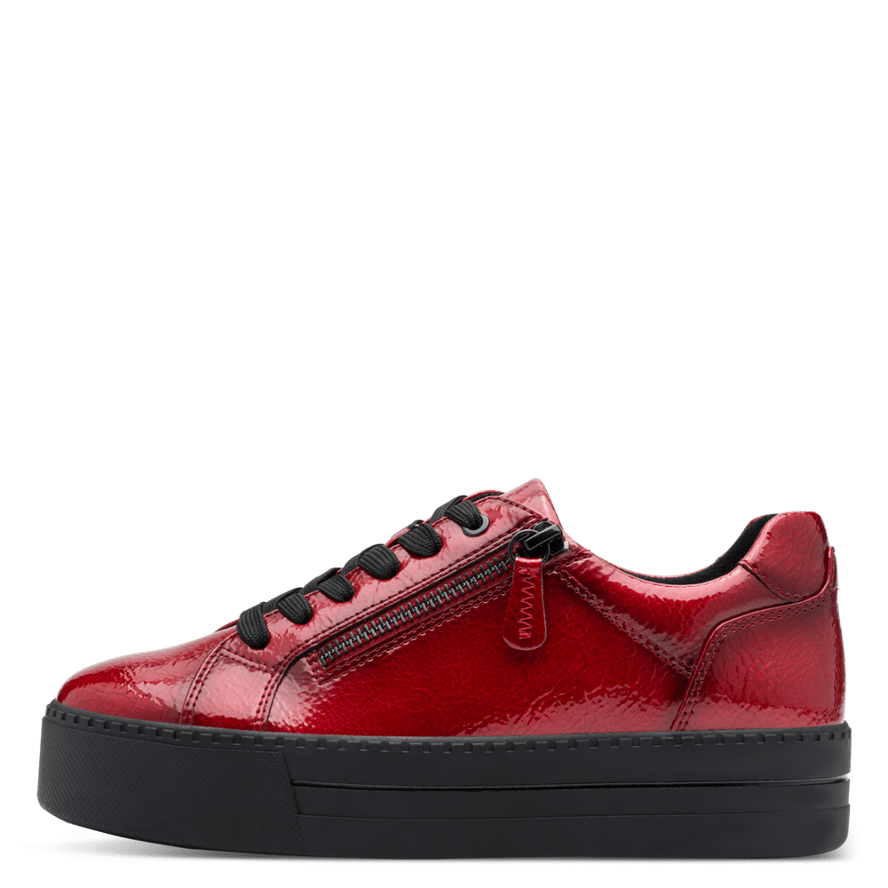 Jana red 8-23767-43 zip trainer