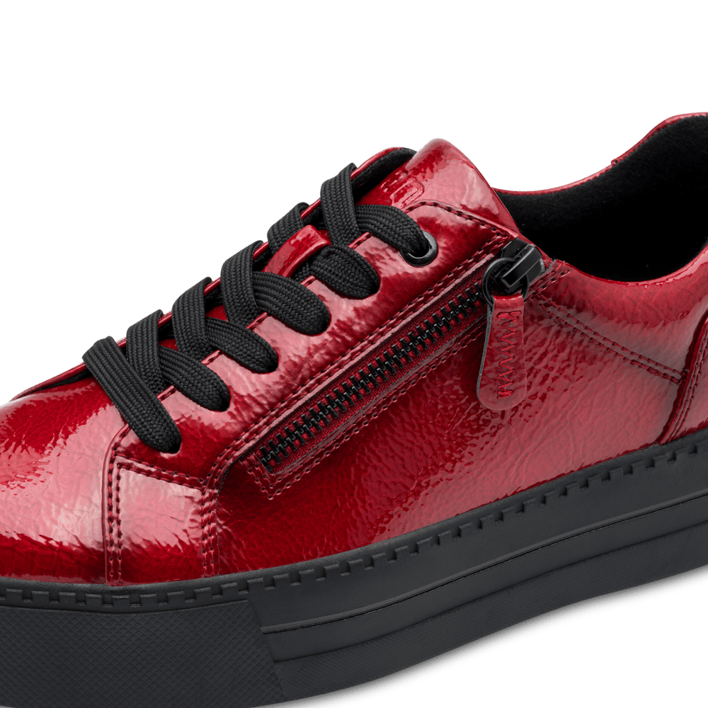Jana red 8-23767-43 zip trainer