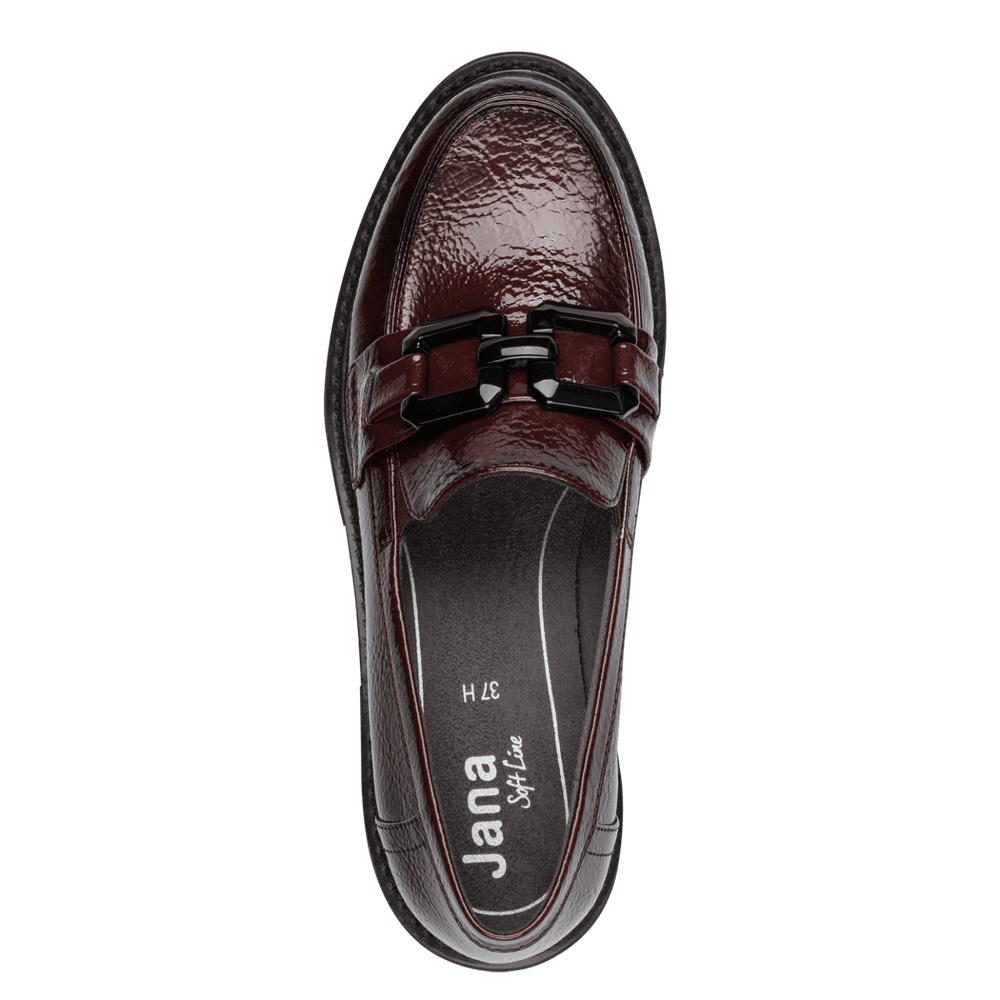 Jana 8-24764-41 bordeaux loafer