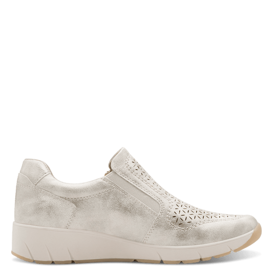 Jana 8-24765-46 beige/gold slip on