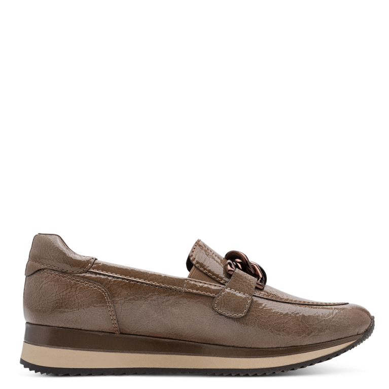 Jana Stone Patent Loafer 8-24766-42