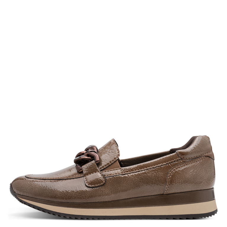 Jana Stone Patent Loafer 8-24766-42