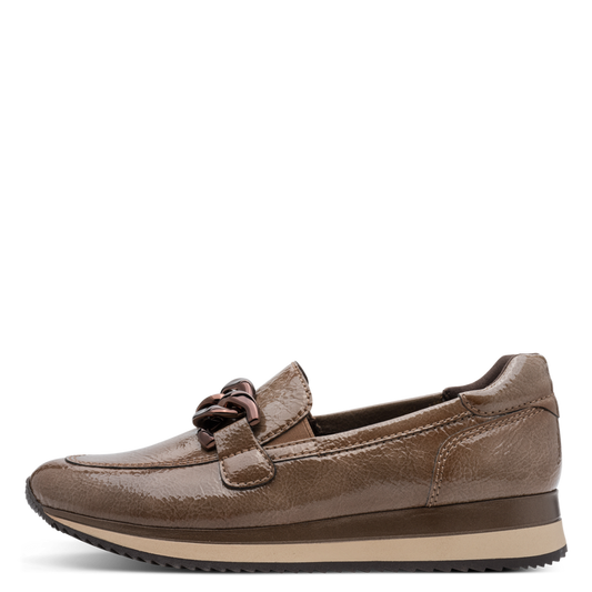 Jana Stone Patent Loafer 8-24766-42