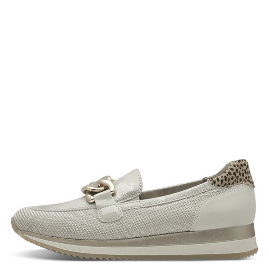 Jana 8-24766-42  beige/gold slip on