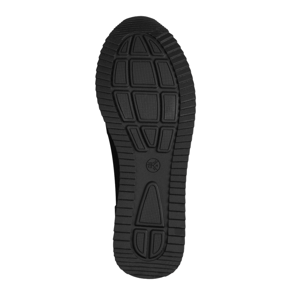Jana Black/Pewter Loafer 8-24766-43