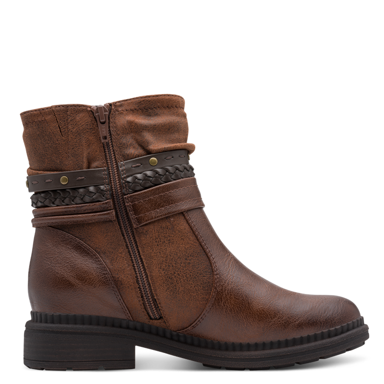 Jana Cognac Boot 8-25464-43