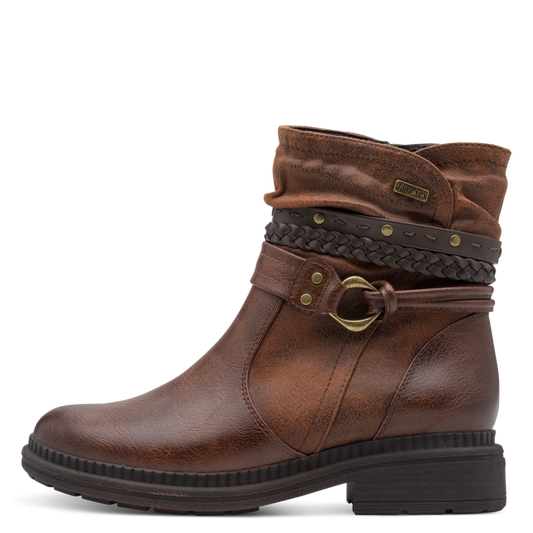 Jana Cognac Boot 8-25464-43