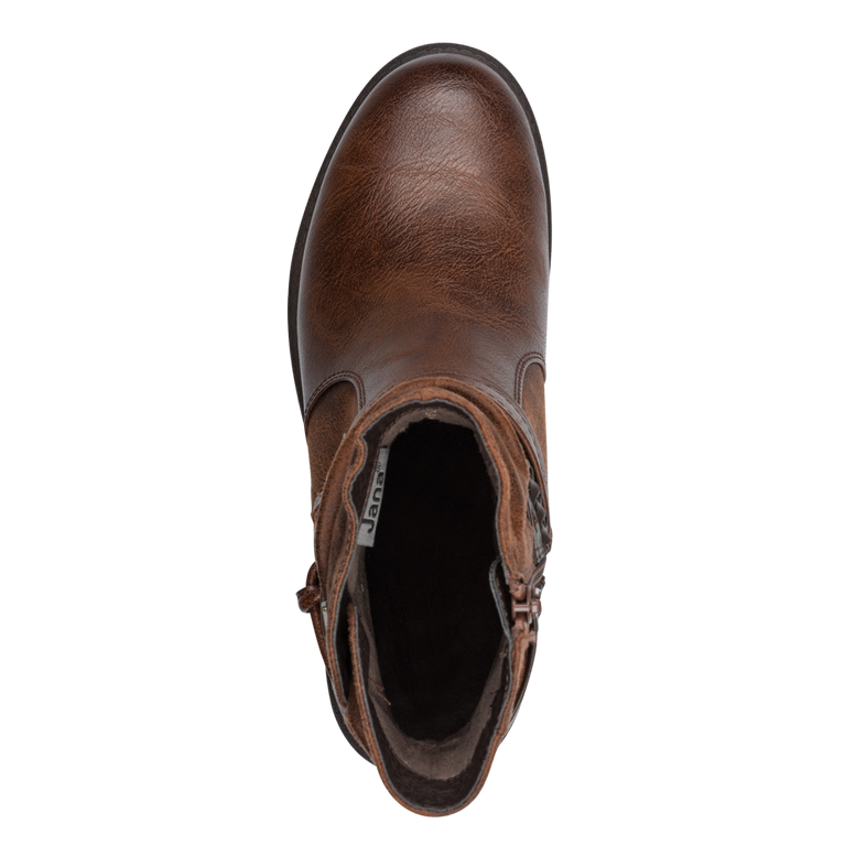 Jana Cognac Boot 8-25464-43