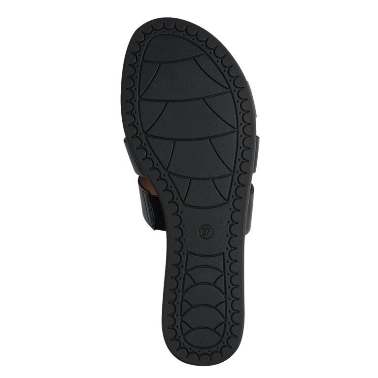Jana Black Sandal 8-27166-44