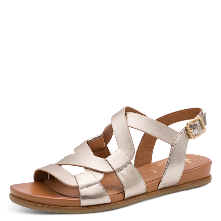 Jana Champagne Sandal 8-28161-44