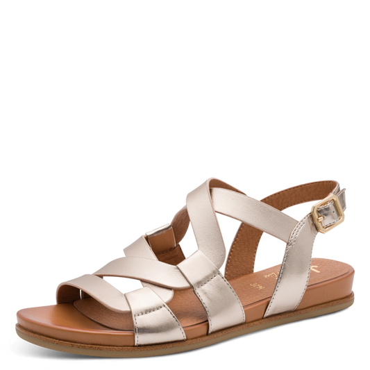 Jana Champagne Sandal 8-28161-44