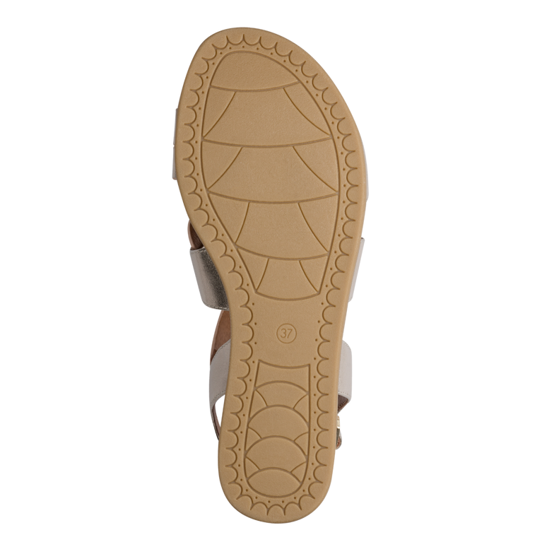 Jana Champagne Sandal 8-28161-44
