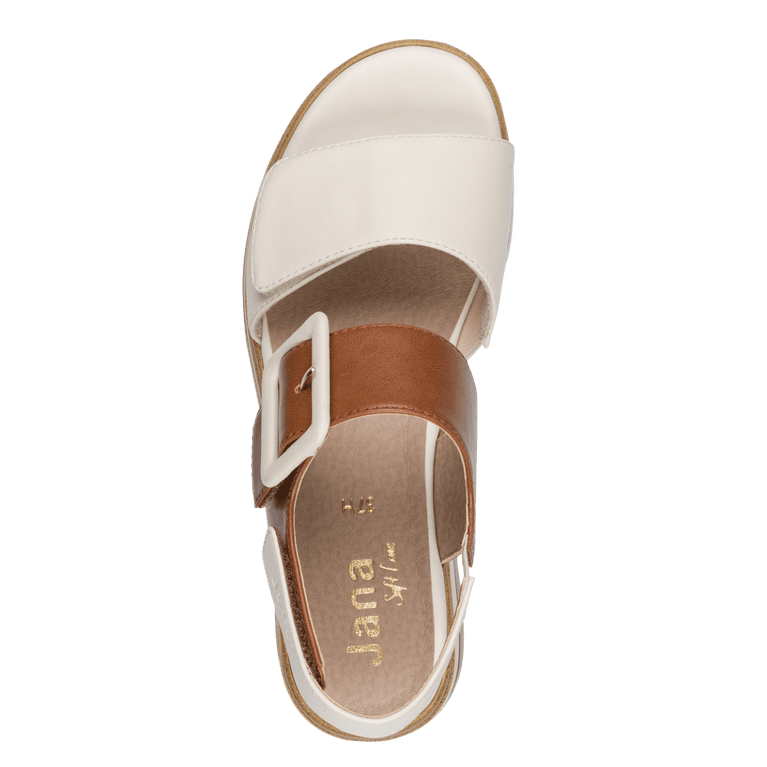 Jana Beige Sandal 8-28266-44