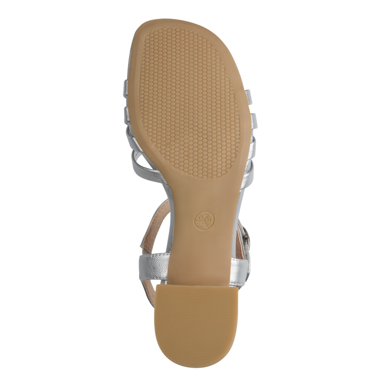 Jana Silver Heel 8-28279-46
