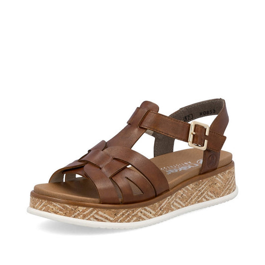 Rieker tan sandal W0853-24