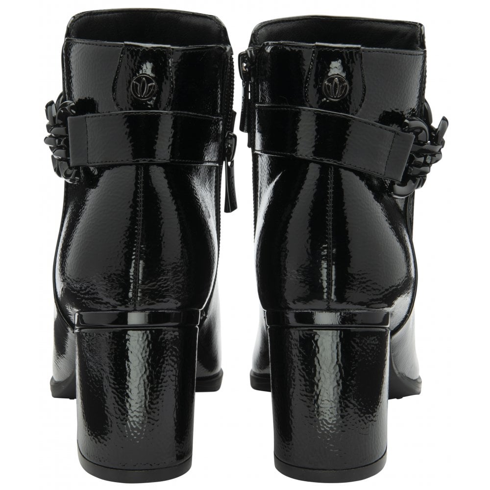 Lotus Amarin black ankle boot