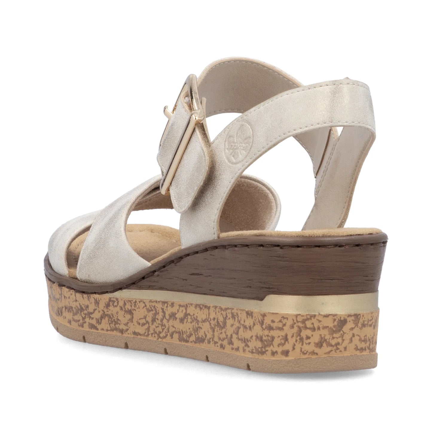 Rieker Beige Wedge 63795-60