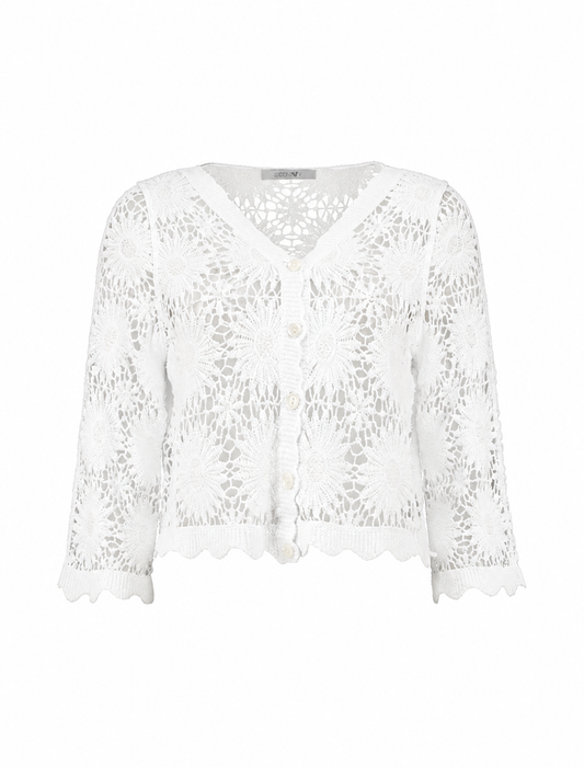 Fi44lou Cardigan White