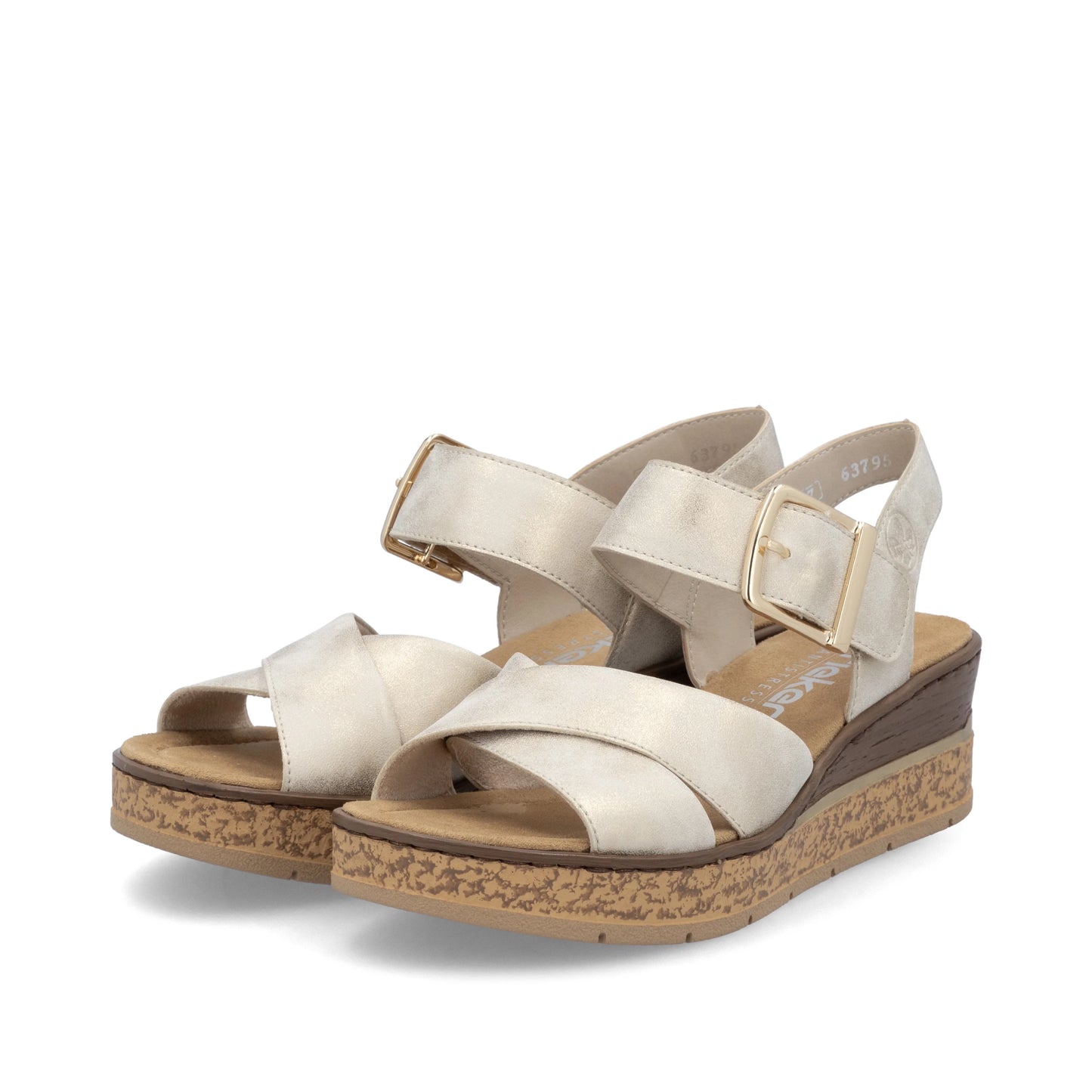 Rieker Beige Wedge 63795-60