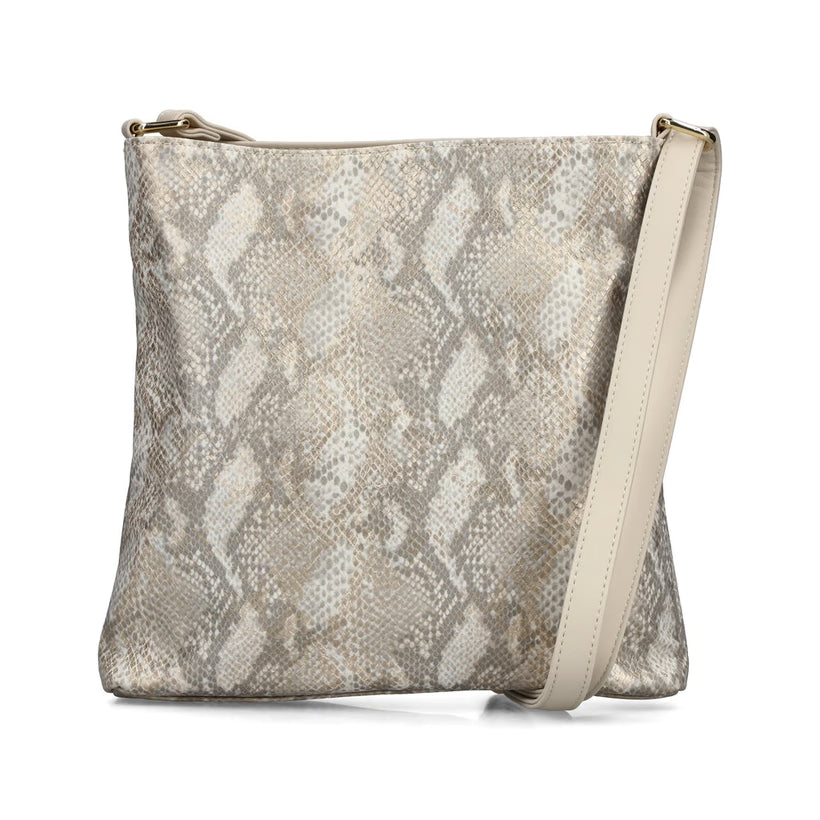 Rieker H1346/92 cream snake bag