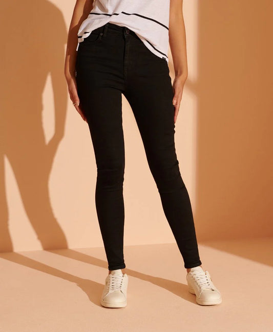 Superdry High Rise Skinny Jean- Livingston Black