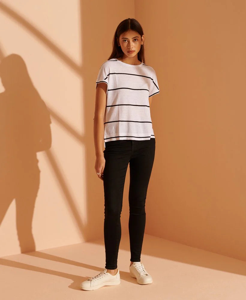 Superdry High Rise Skinny Jean- Livingston Black