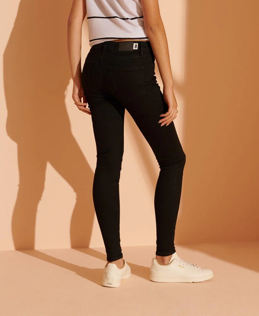 Superdry High Rise Skinny Jean- Livingston Black