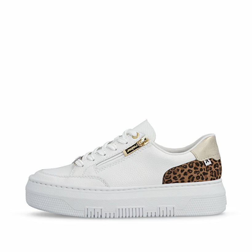 Rieker M1900-80 white trainer