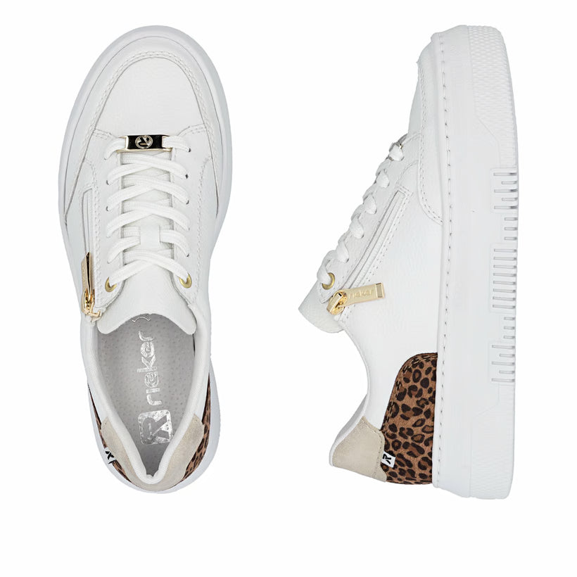 Rieker M1900-80 white trainer