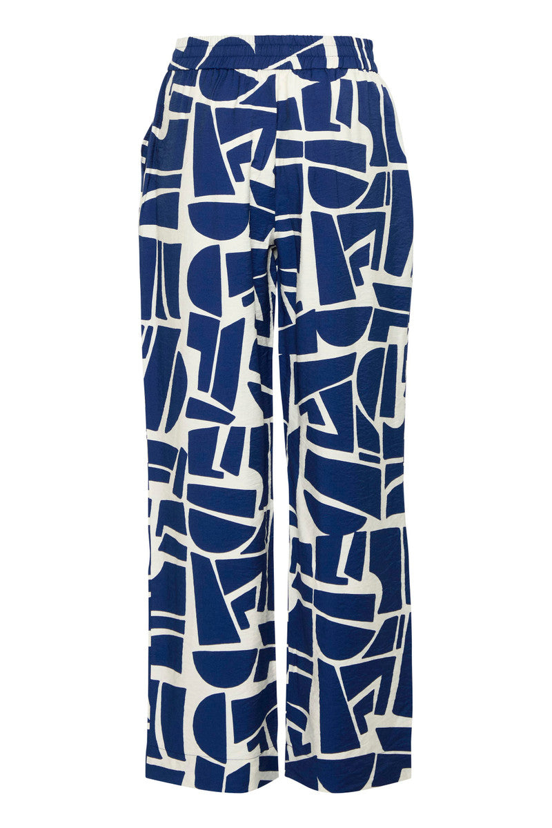 Byihamma pants (Med Blue Geo)