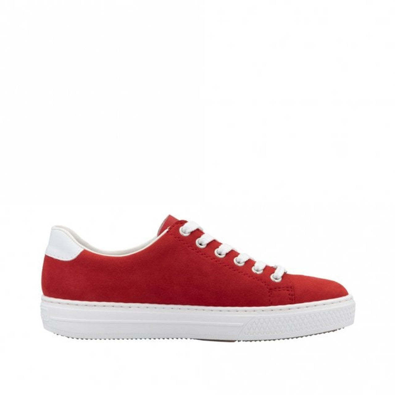 Rieker L59l1-33 Red zip trainer