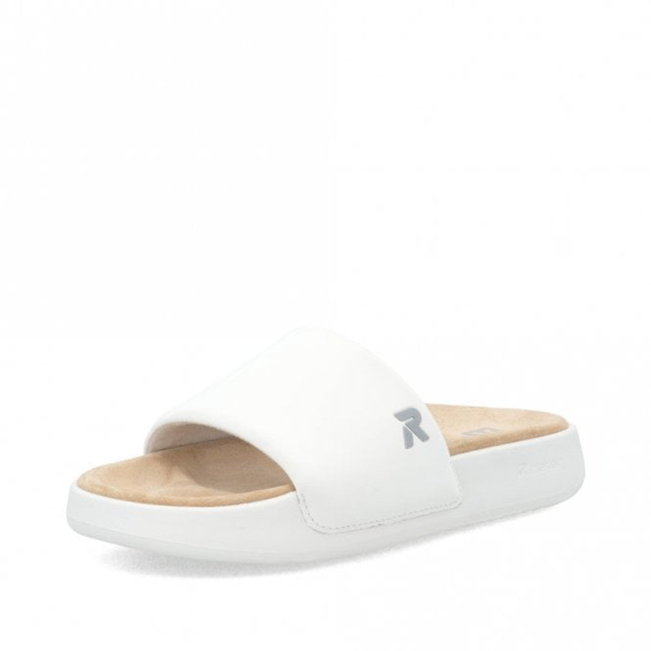 Rieker W3250-80 white slider