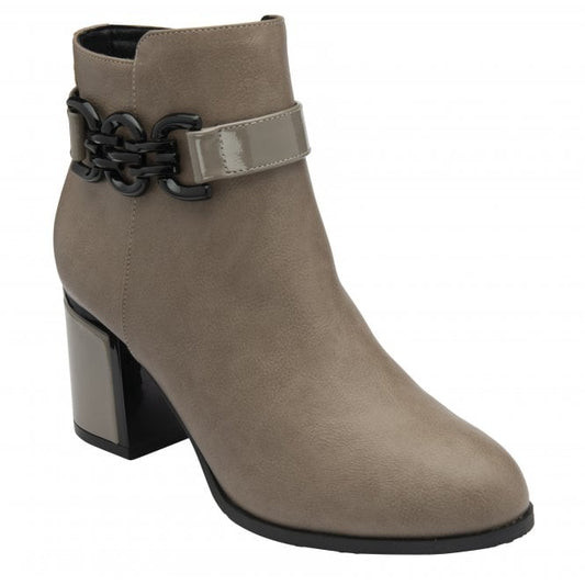 Lotus Amarin taupe ankle boot