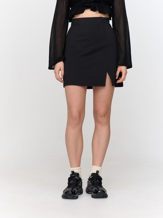 24Colours Black Skirt 70820A