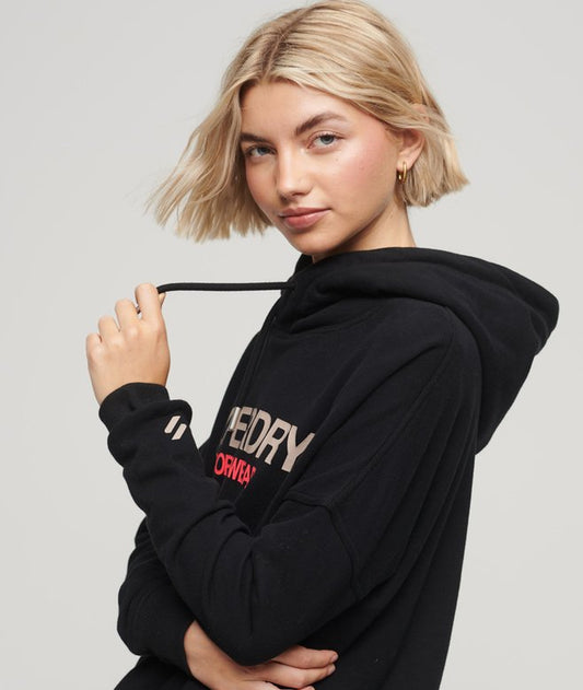 Sportswear Logo Boxy Hoodie