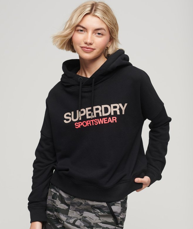 Sportswear Logo Boxy Hoodie
