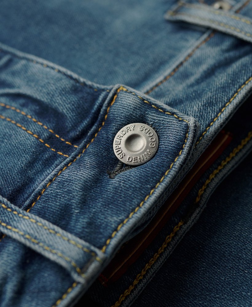 Organic Cotton Vintage Mid Rise Skinny Jeans