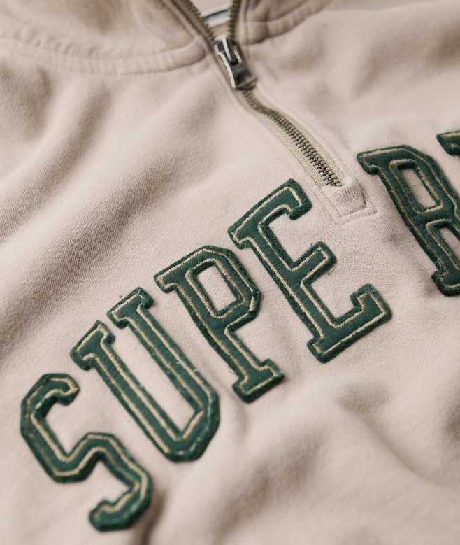 Athletic Essentials Applique Half Zip Sweatshirt