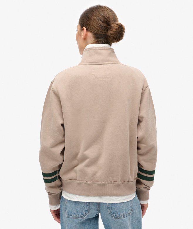 Athletic Essentials Applique Half Zip Sweatshirt