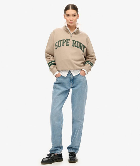 Athletic Essentials Applique Half Zip Sweatshirt