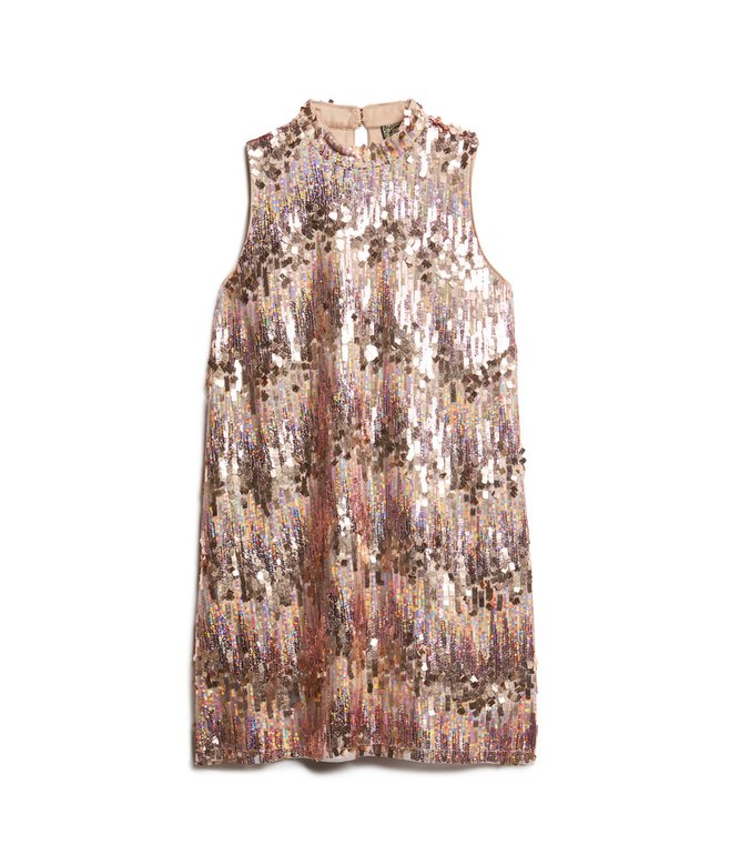 Superdry A-Line SL Sequin Mini Dress