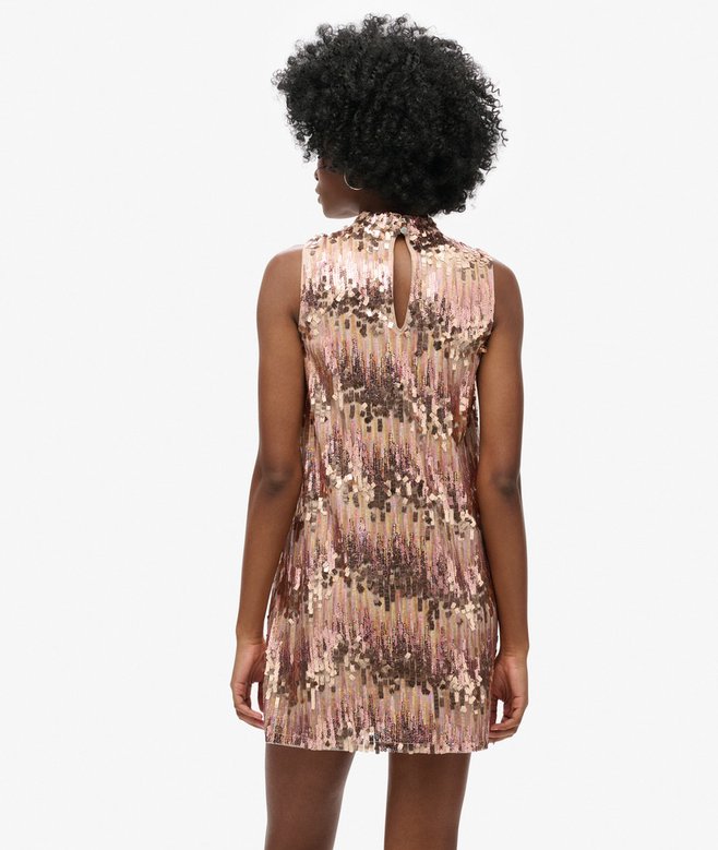 Superdry A-Line SL Sequin Mini Dress