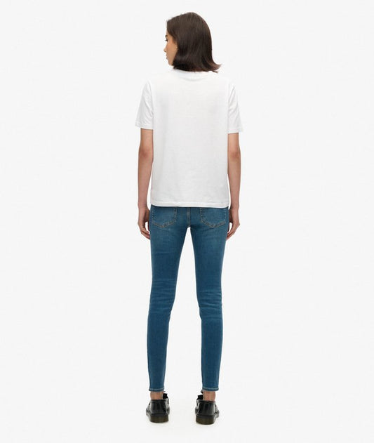 Organic Cotton Vintage Mid Rise Skinny Jeans