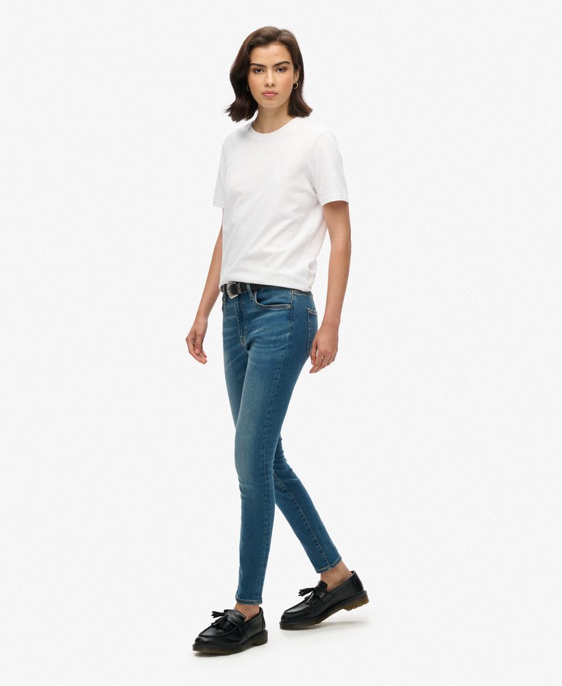 Organic Cotton Vintage Mid Rise Skinny Jeans