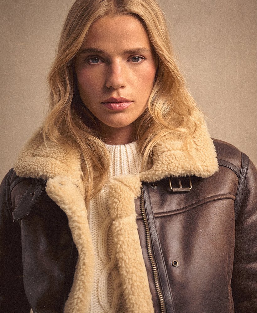 Faux Shearling Crop Jacket